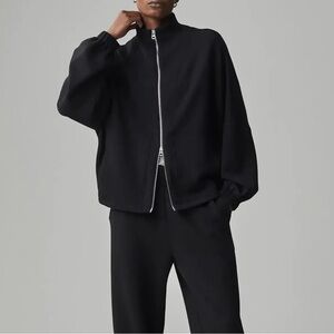 Varley Ashbury Zip Through Jacket Black